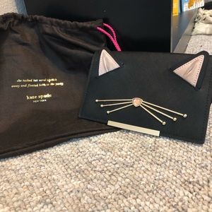 Kate Spade make it mine cat purse flap